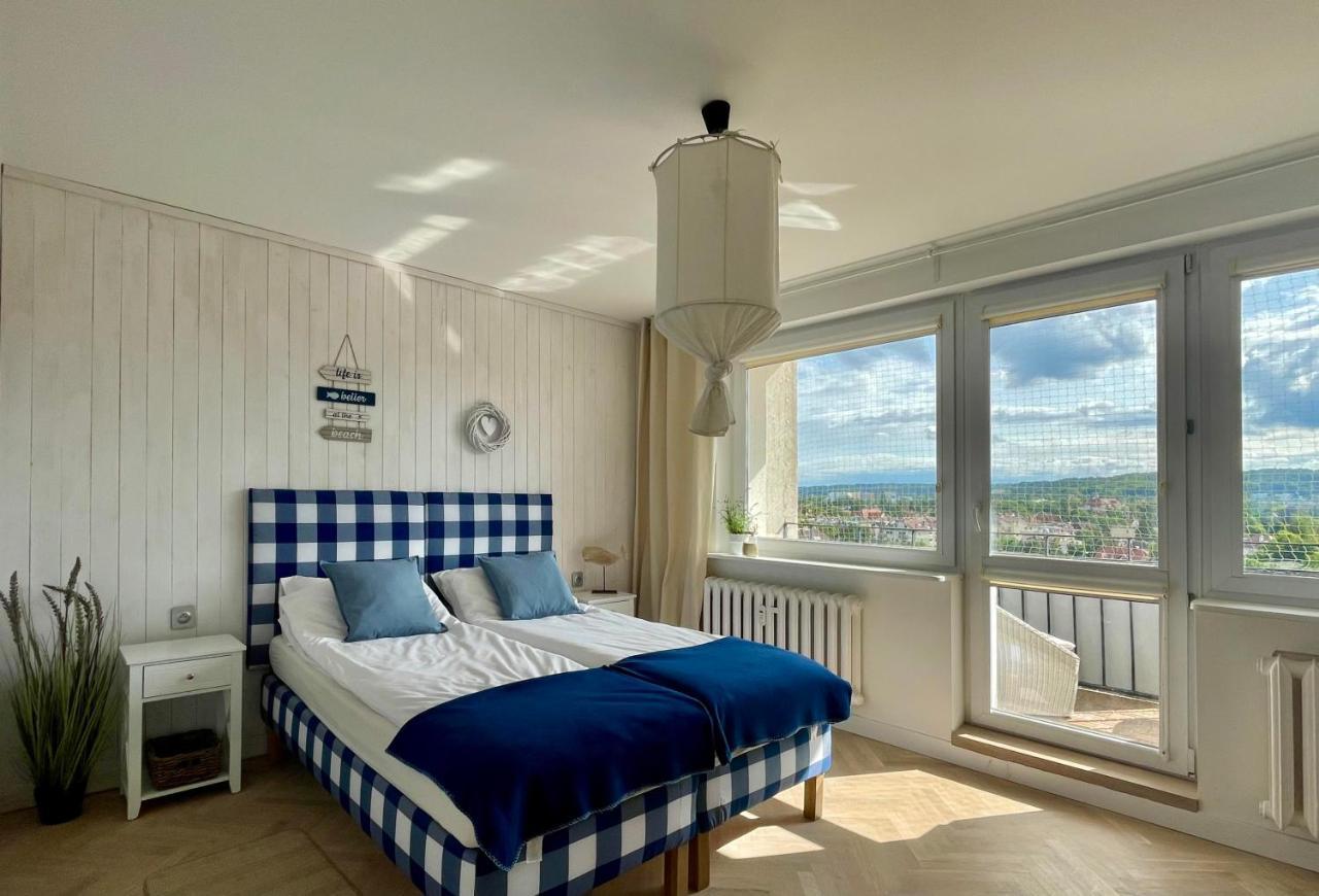 Marina Z Widokiem Na Morze Apartment Sopot Ngoại thất bức ảnh
